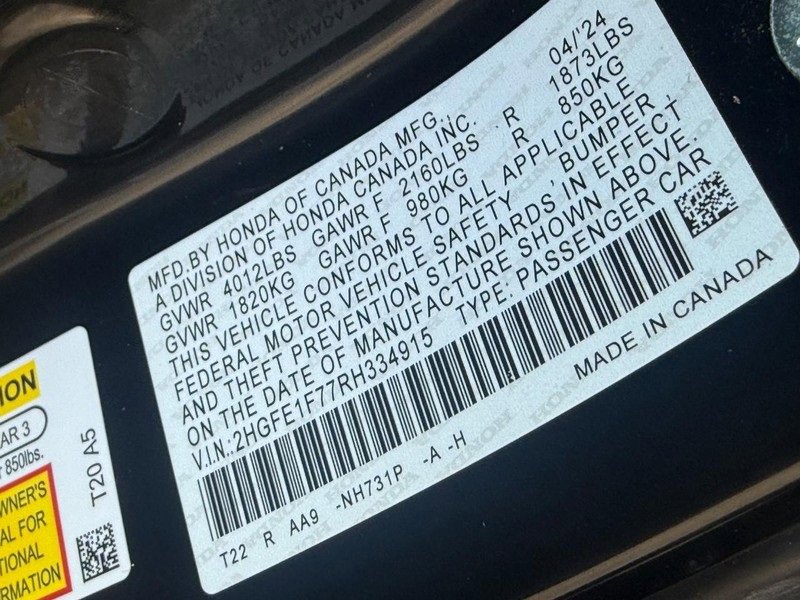 Used 2024 Honda Civic EX image 31