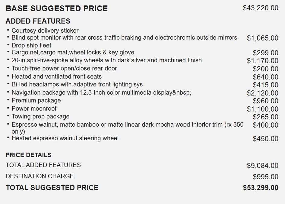 Used 2017 Lexus RX 350 FWD w/ Premium Package image 20