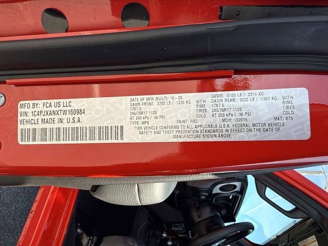 New 2026 Jeep Wrangler Sport AWD/4WD image 31