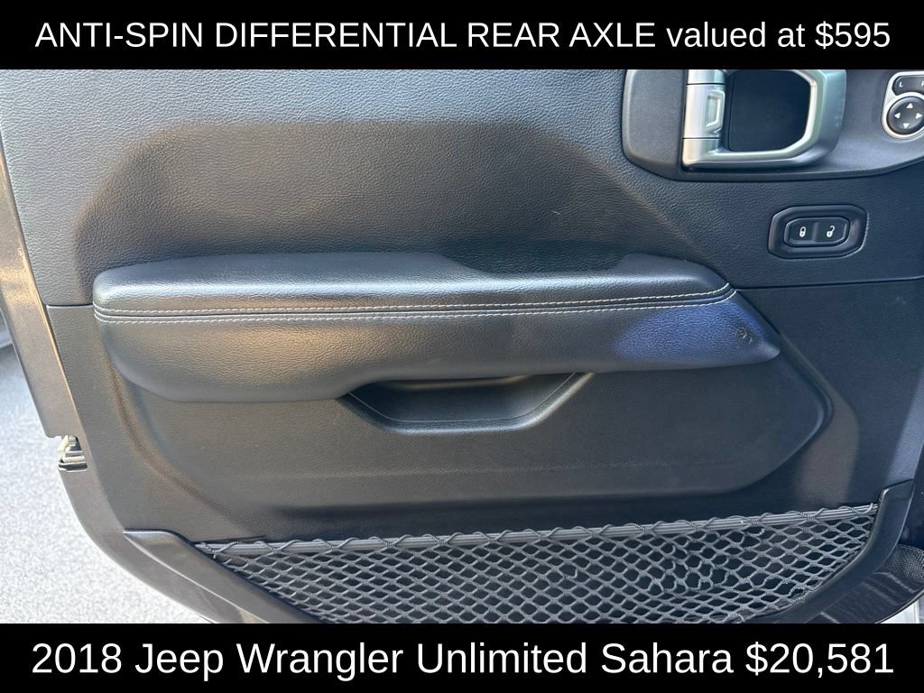 Used 2018 Jeep Wrangler Unlimited Sahara AWD/4WD image 11