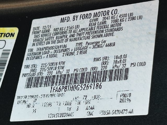 Used 2016 Ford Mustang Coupe RWD image 31