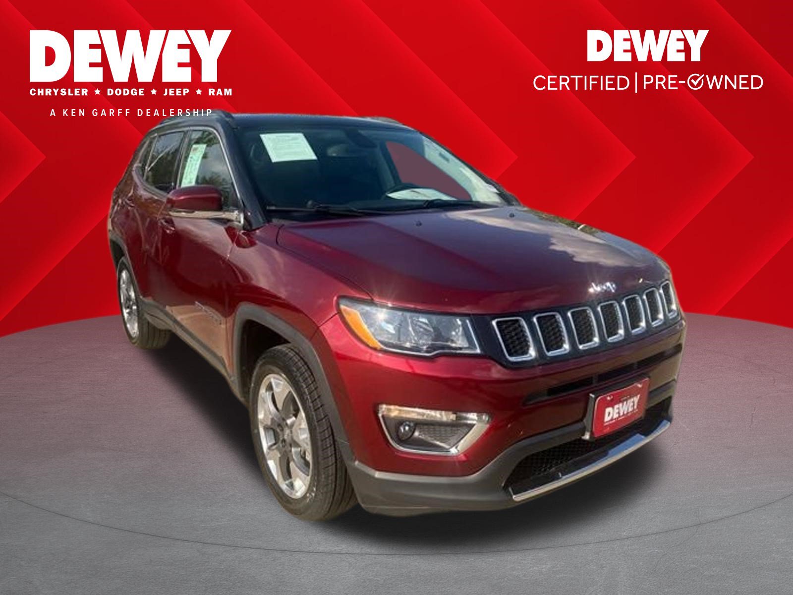 Certified 2020 Jeep Compass Limited AWD/4WD image 1