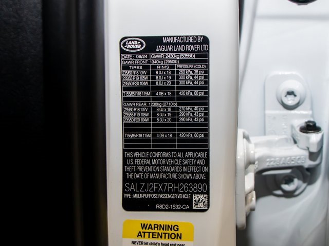 Certified 2024 Land Rover Range Rover Evoque S image 23