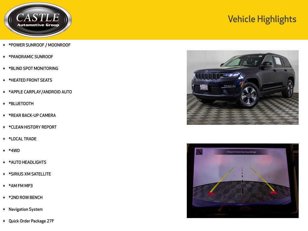 Used 2024 Jeep Grand Cherokee Limited 4xe AWD/4WD image 3