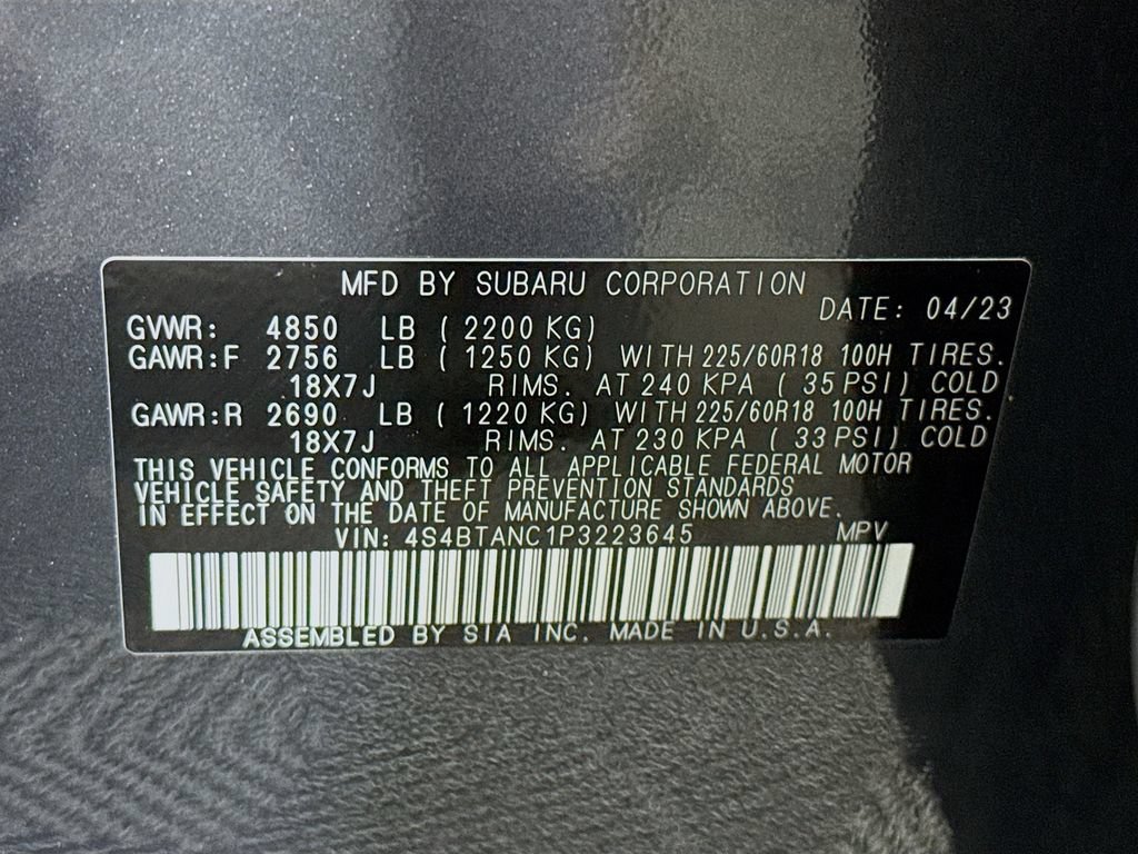 Certified 2023 Subaru Outback Limited AWD/4WD image 40