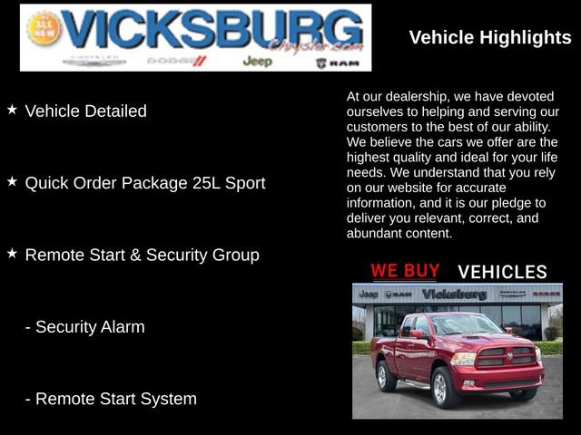 Used 2012 RAM 1500 Sport w/ Sport Premium Group AWD/4WD image 25