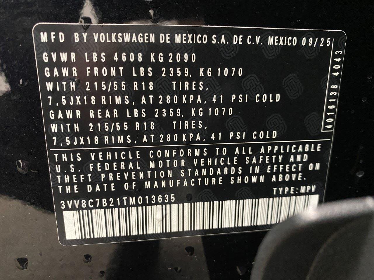 New 2026 Volkswagen Taos S AWD/4WD image 58