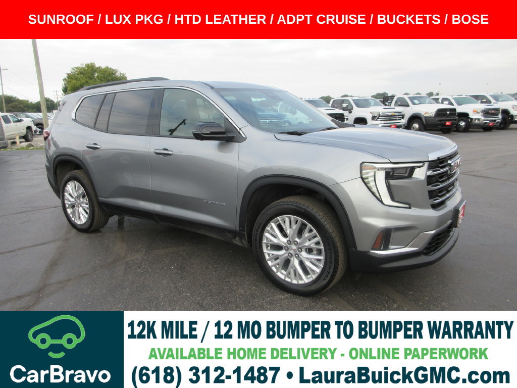 Certified 2024 GMC Acadia Elevation w/ Luxury Package