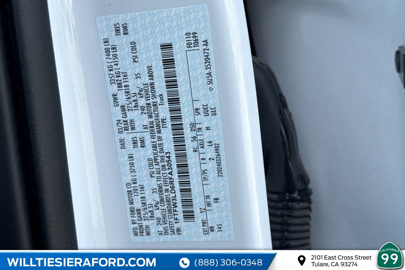 Used 2024 Ford F150 XLT w/ Equipment Group 302A MID image 13