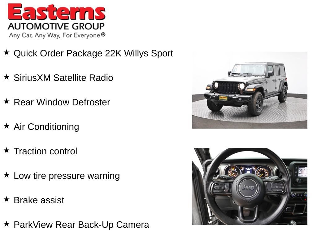 Used 2021 Jeep Wrangler Unlimited Sport AWD/4WD image 11