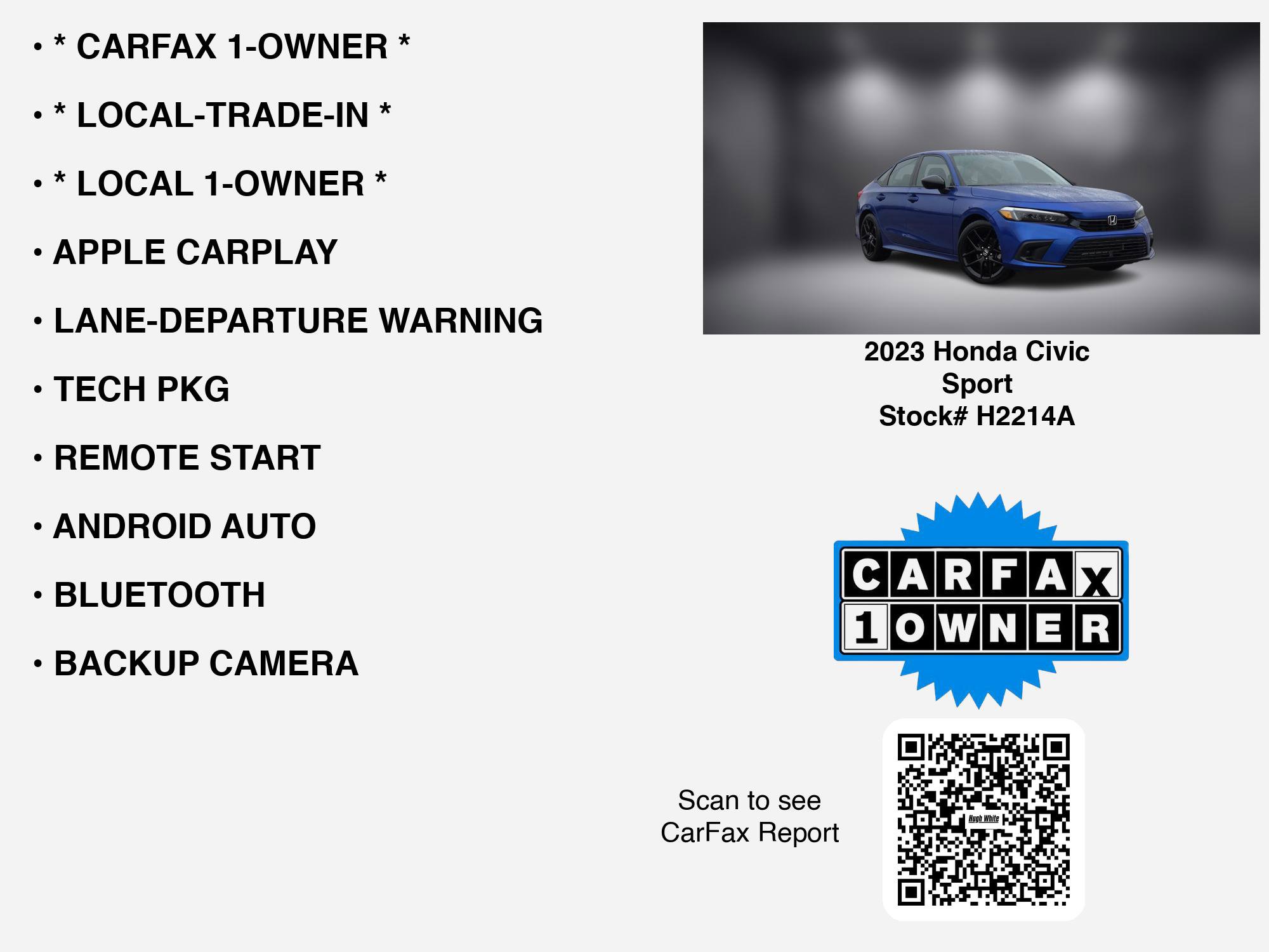 Used 2023 Honda Civic Sport image 7