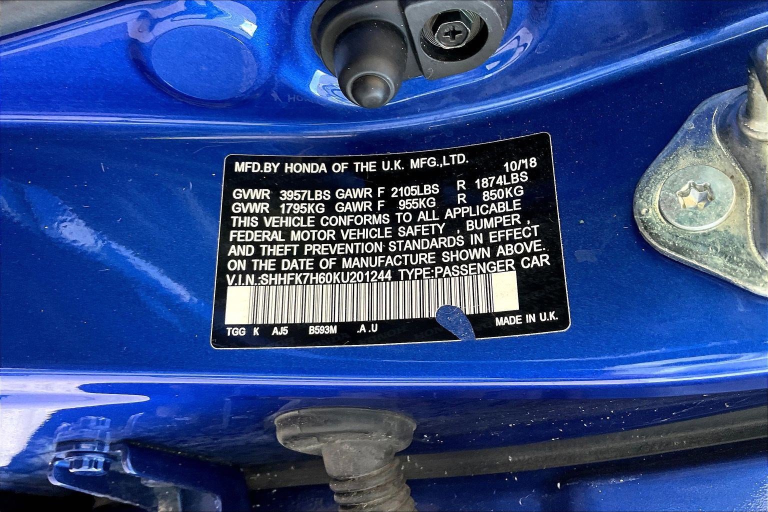 Used 2019 Honda Civic EX image 17