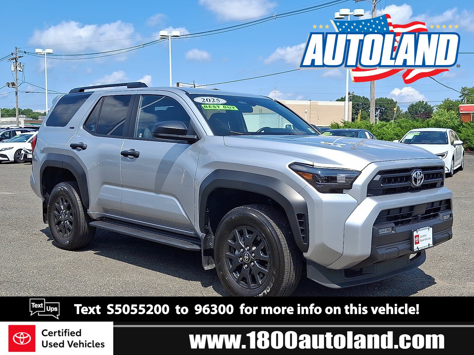Certified 2025 Toyota 4Runner SR5