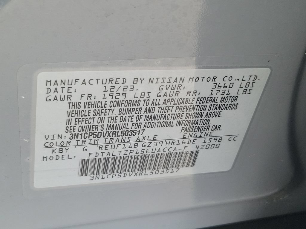 Used 2024 Nissan Kicks SR w/ SR Premium Package FWD image 30