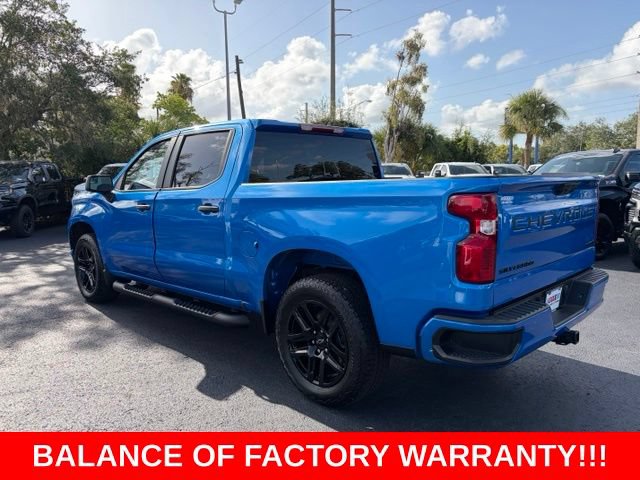 Certified 2025 Chevrolet Silverado 1500 Custom w/ Turbomax Blackout Package RWD image 4
