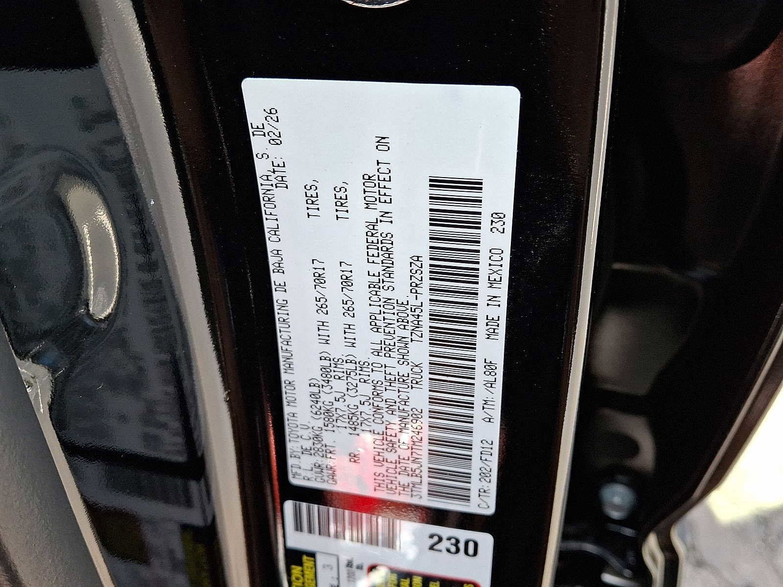 New 2026 Toyota Tacoma TRD Off-Road image 24