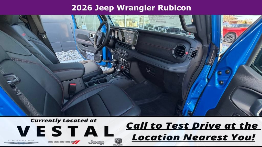 New 2026 Jeep Wrangler Unlimited Rubicon w/ Whitecap Package AWD/4WD image 33