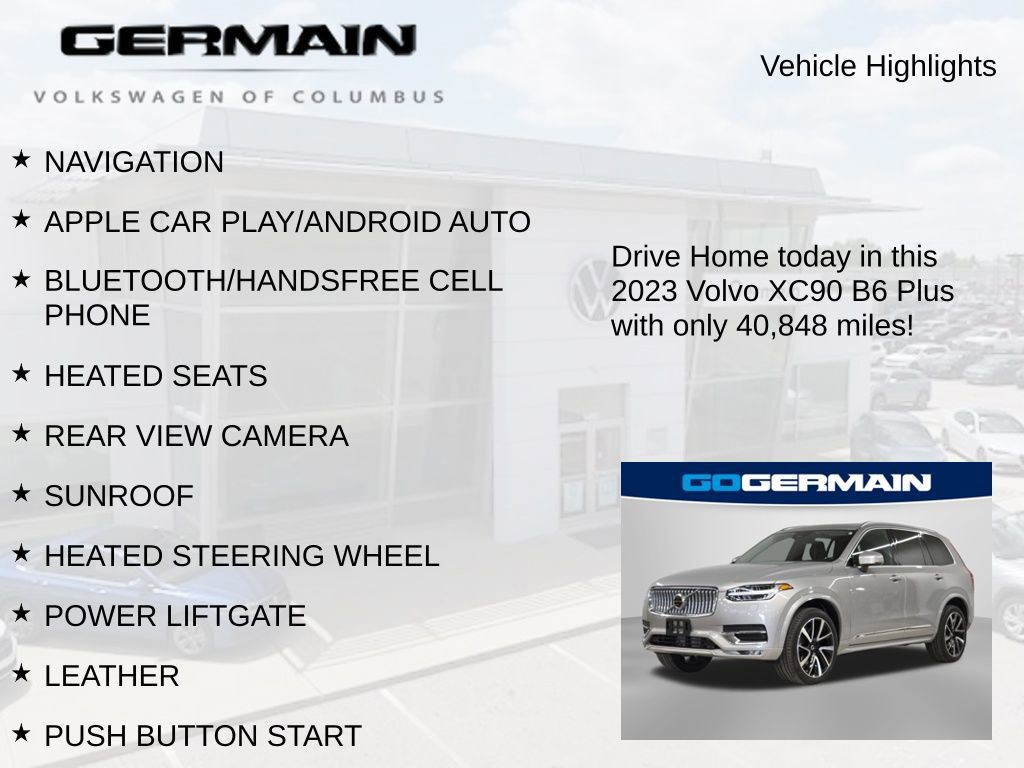 Used 2023 Volvo XC90 B6 Plus w/ Protection Package AWD/4WD image 5