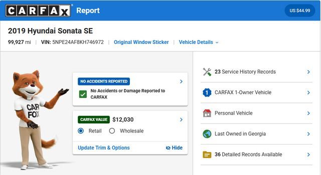 Used 2019 Hyundai Sonata SE FWD image 3