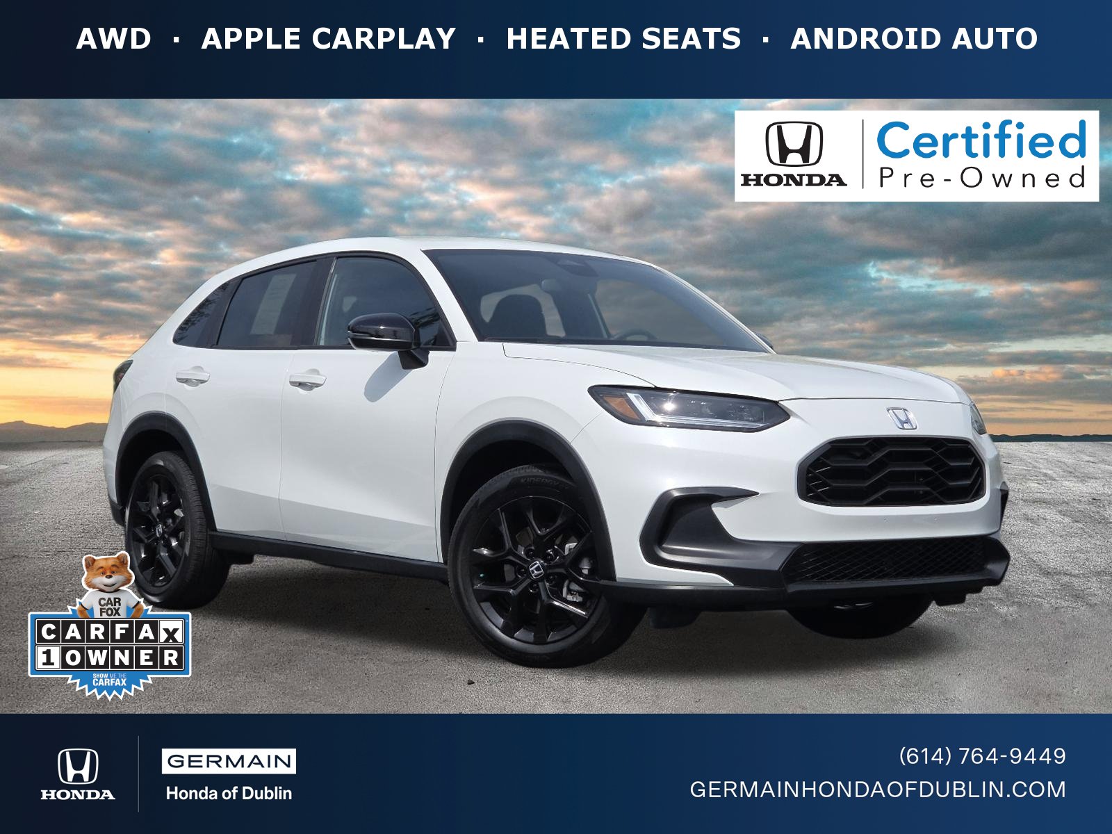 Certified 2024 Honda HR-V Sport image 1