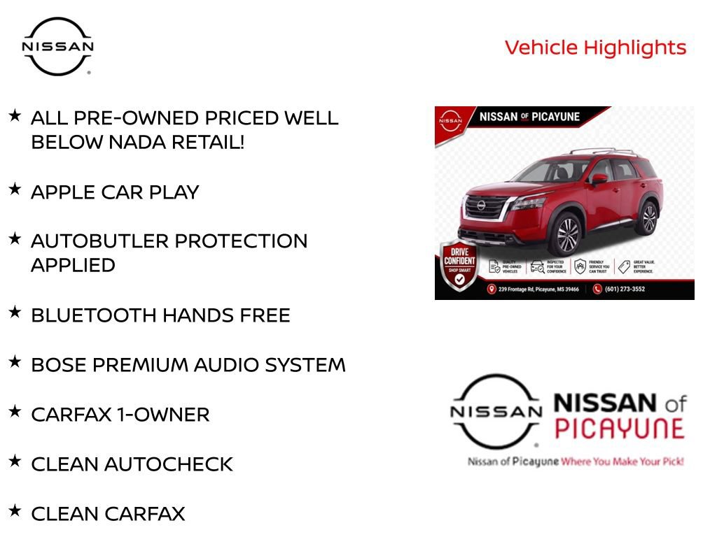Certified 2025 Nissan Pathfinder Platinum w/ Cargo Package FWD image 12