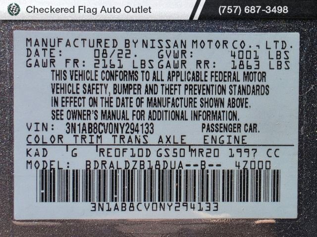 Used 2022 Nissan Sentra SV w/ All-Weather Package image 47