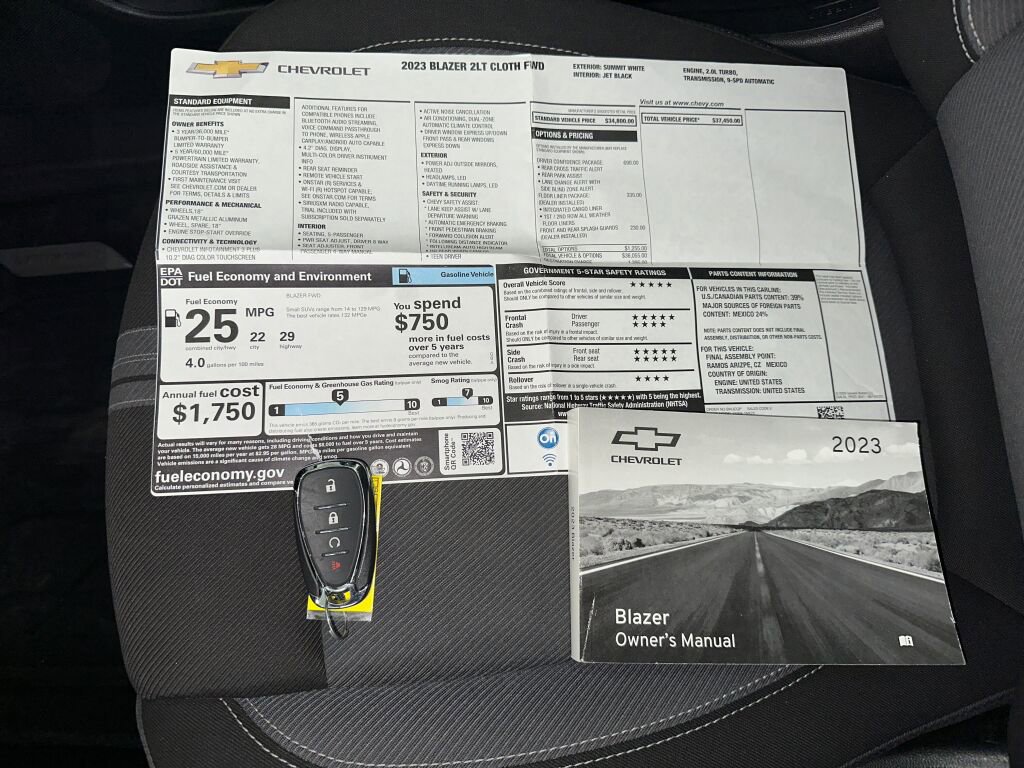 Used 2023 Chevrolet Blazer LT w/ Driver Confidence Package image 16