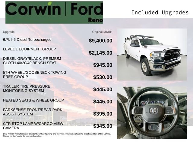 Used 2021 RAM 3500 Big Horn w/ Level 1 Equipment Group image 3