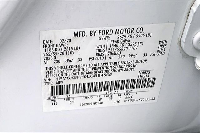 Used 2020 Ford Explorer Limited image 34