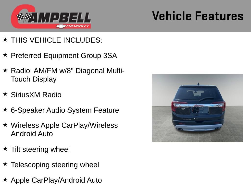 Used 2023 GMC Acadia SLE image 5