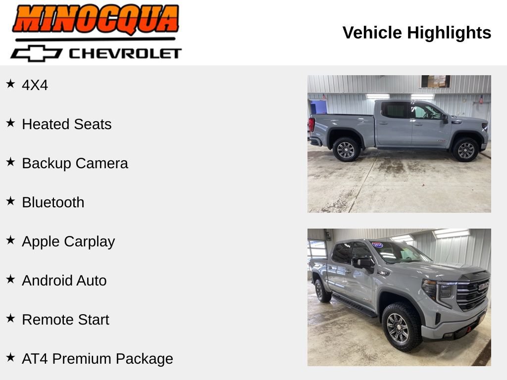 Certified 2024 GMC Sierra 1500 AT4 w/ AT4 Premium Package AWD/4WD image 6