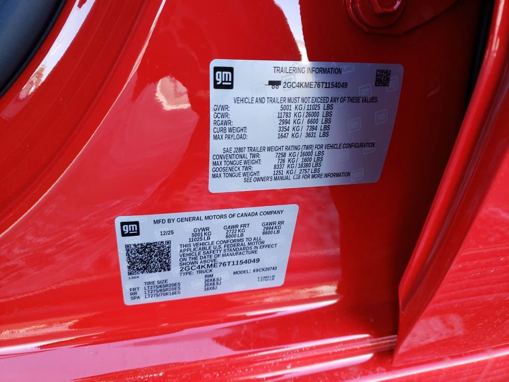 New 2026 Chevrolet Silverado 2500 Custom w/ Custom Value Package image 25