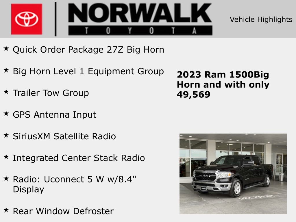 Used 2023 RAM 1500 Big Horn w/ Trailer Tow Group image 10