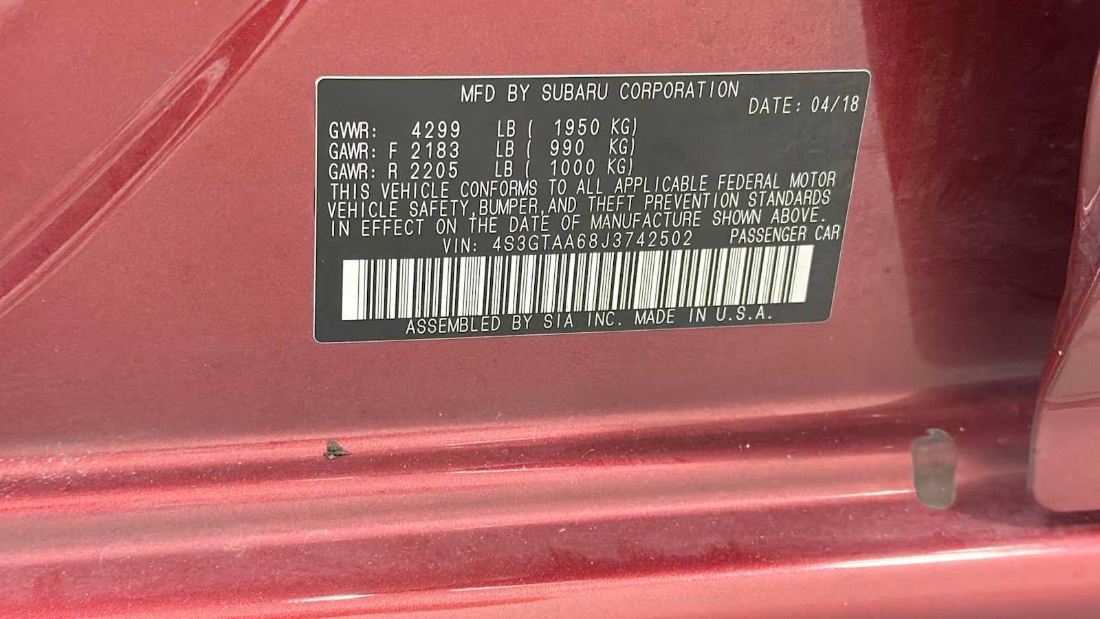 Used 2018 Subaru Impreza 2.0i AWD/4WD image 11