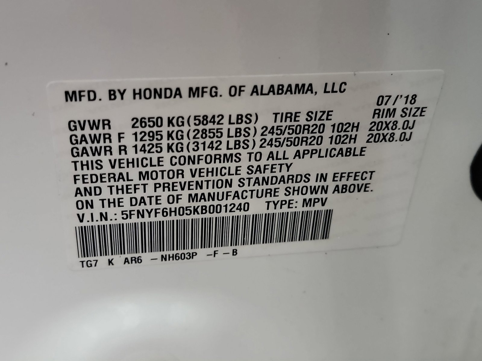 Used 2019 Honda Pilot Elite image 33