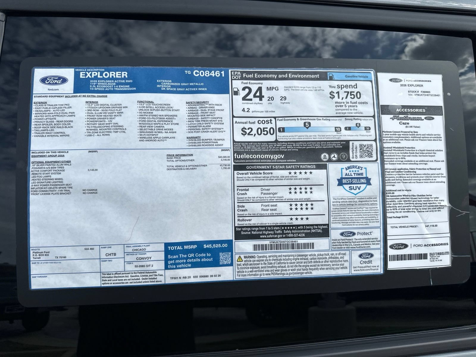 New 2026 Ford Explorer Active w/ Active Comfort Package RWD image 12