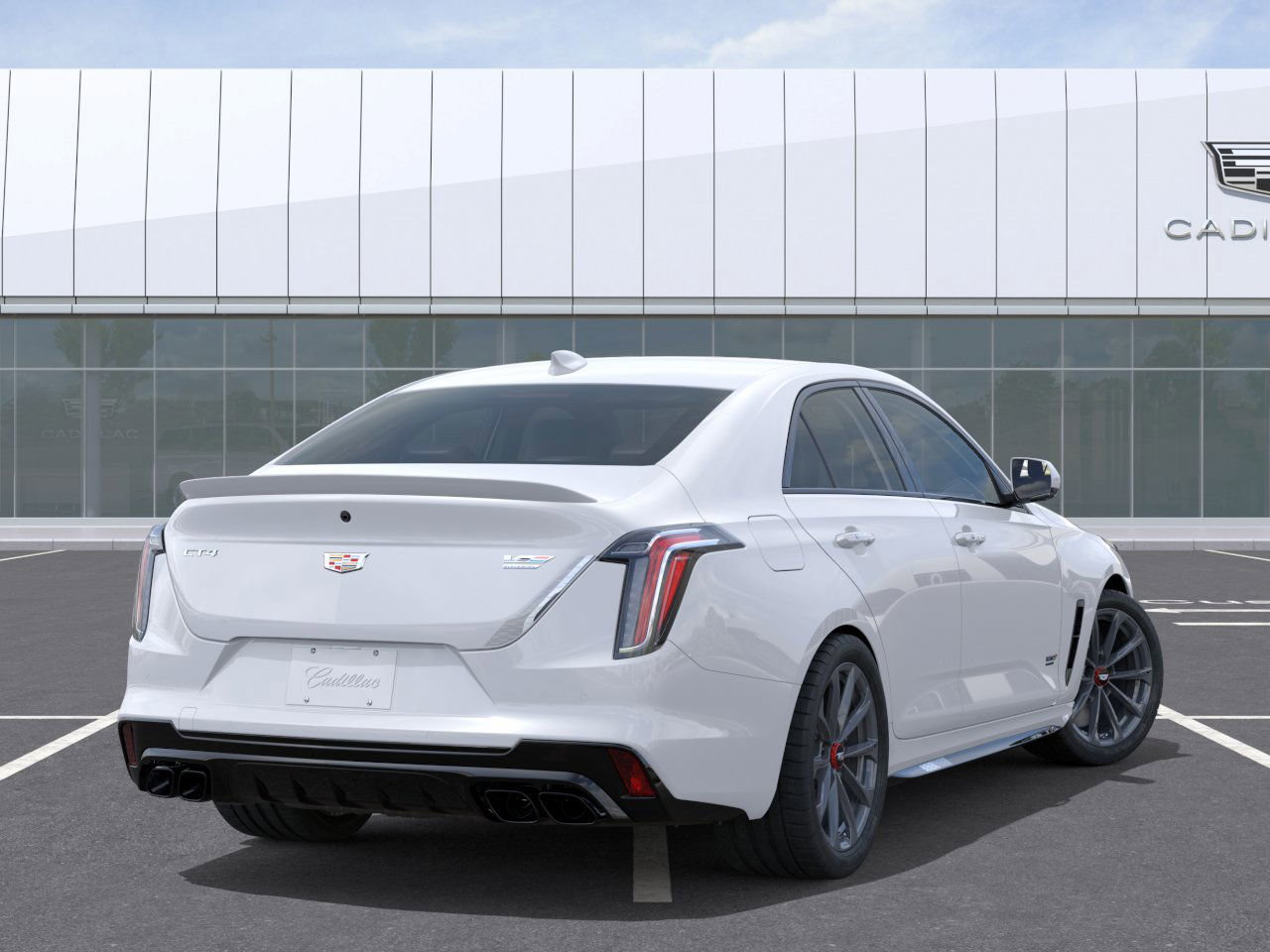 New 2026 Cadillac CT4 V Blackwing w/ LPO, Red Accent Package RWD image 36