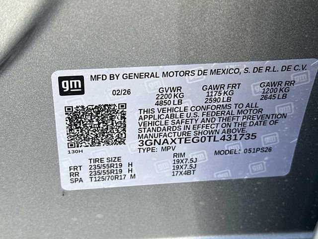 New 2026 Chevrolet Equinox RS w/ Convenience Package III image 19