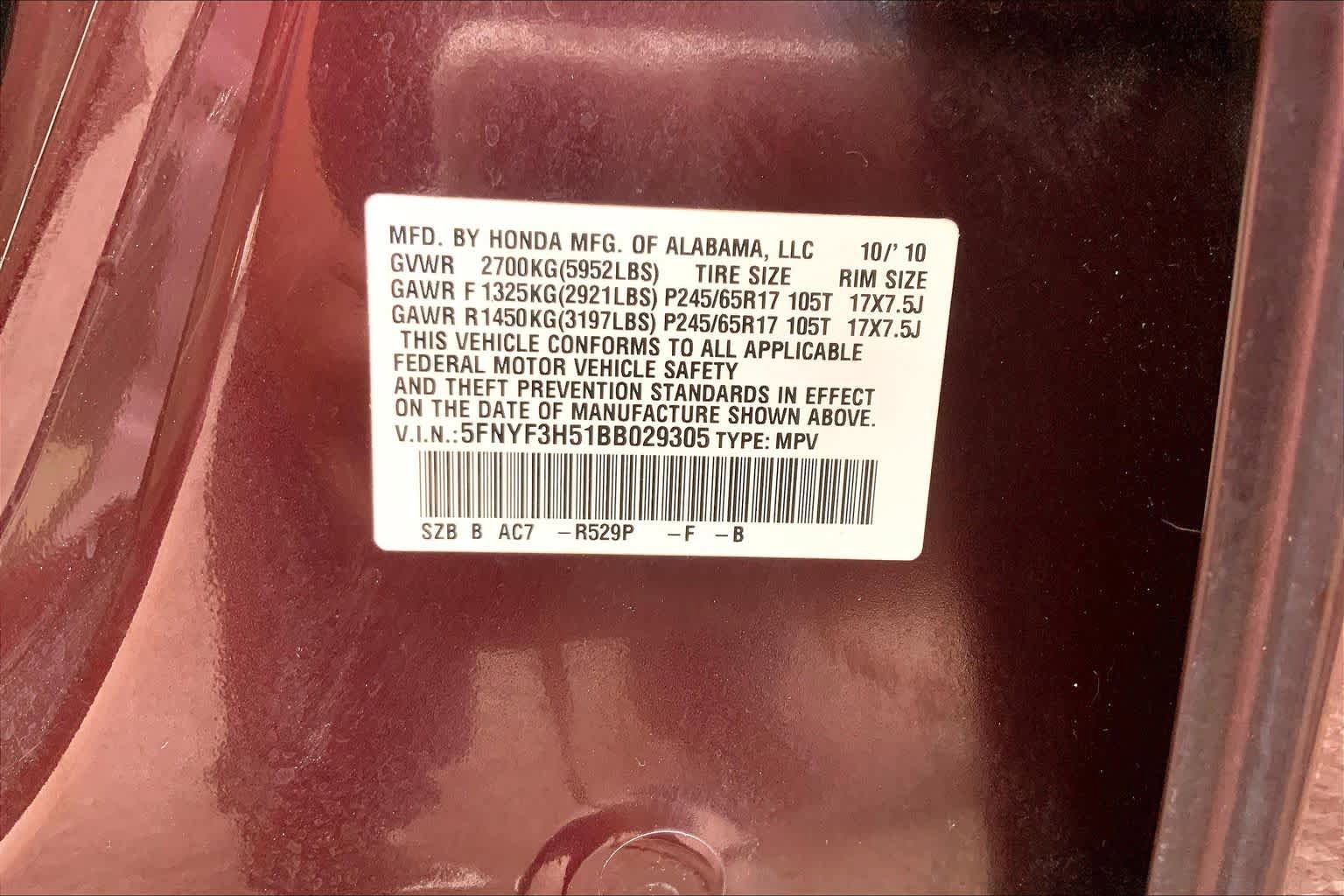 Used 2011 Honda Pilot EX-L image 33