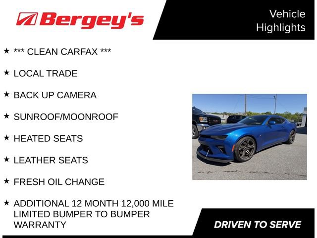 Certified 2017 Chevrolet Camaro SS RWD image 4