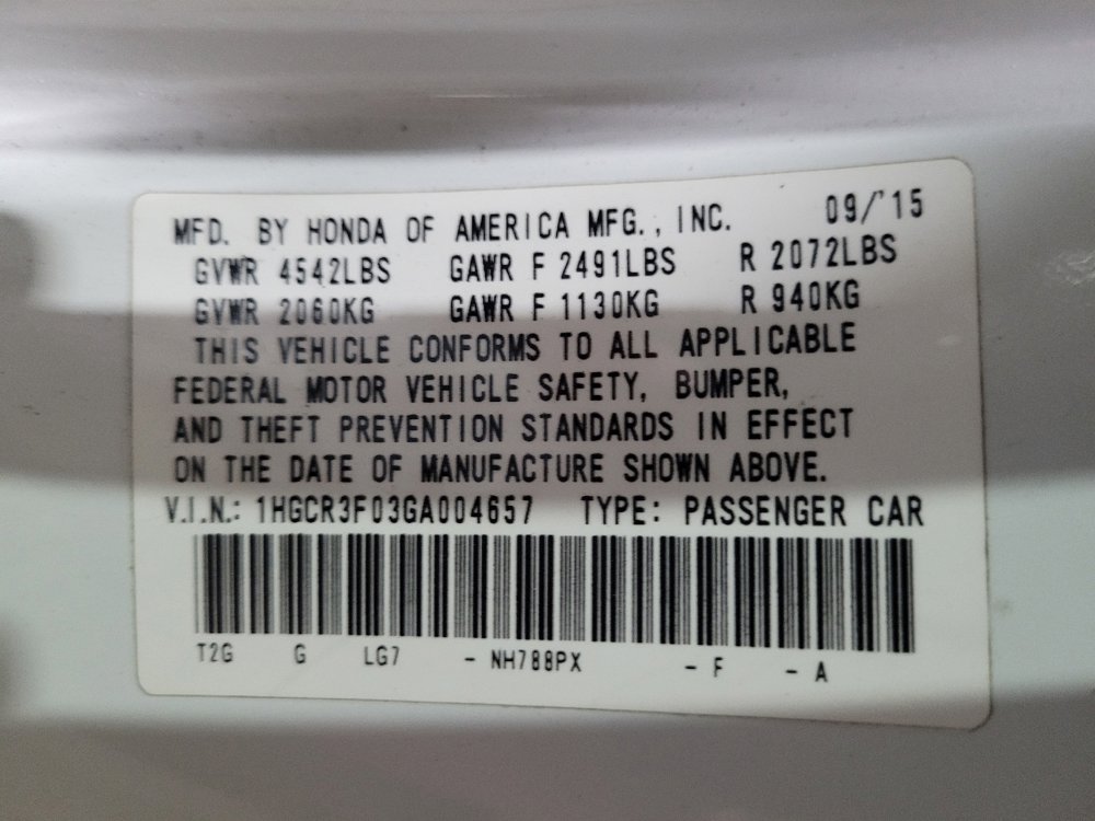 Used 2016 Honda Accord EX-L image 33