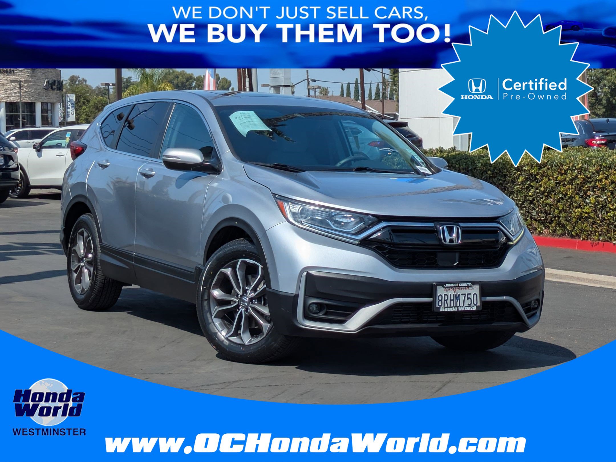 Certified 2020 Honda CR-V EX
