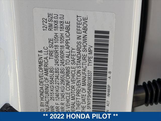 Used 2022 Honda Pilot EX-L image 24