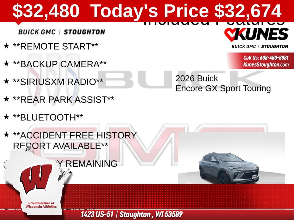 New 2026 Buick Encore GX Sport Touring w/ Comfort Package AWD/4WD image 4