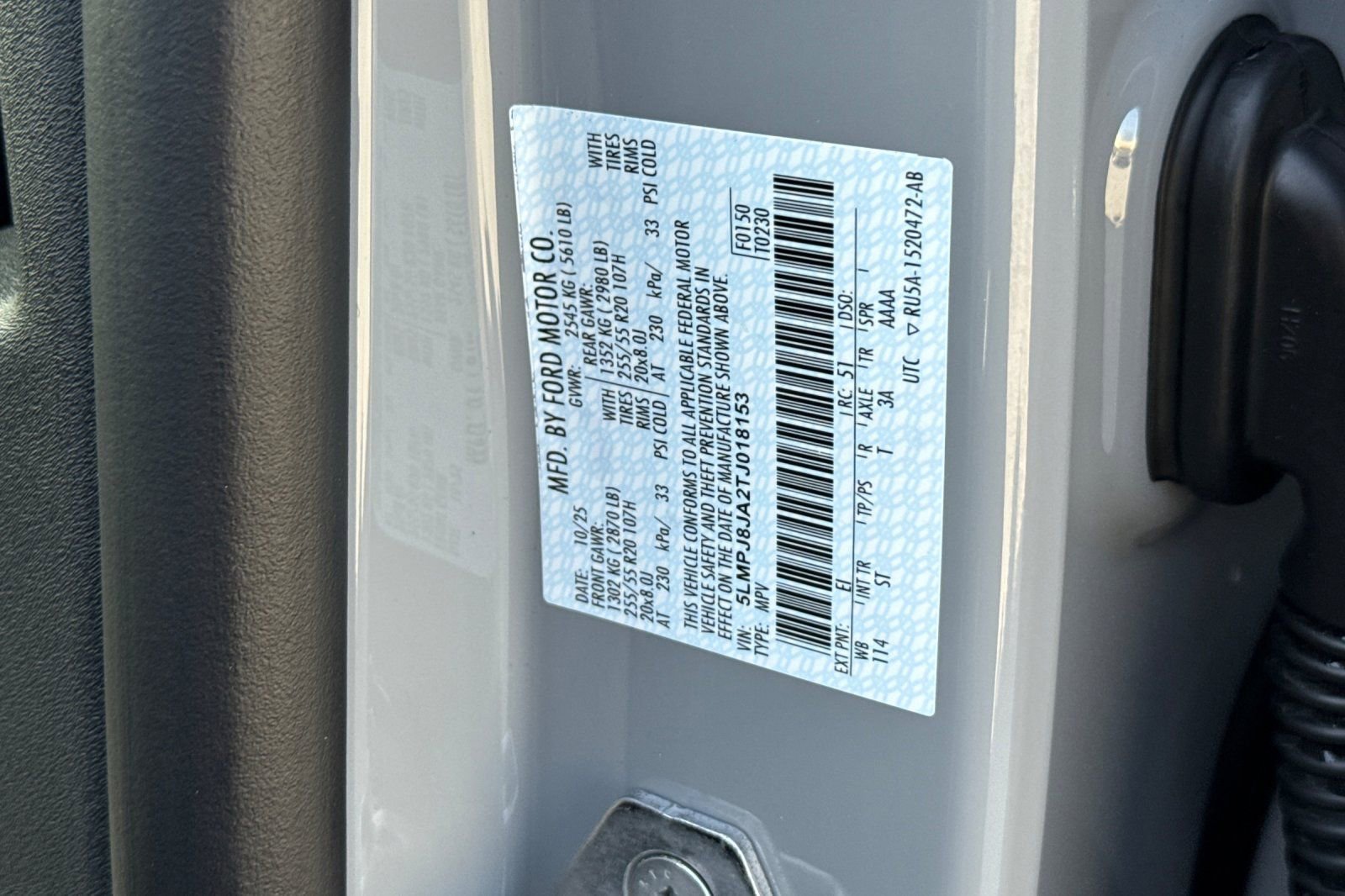 New 2026 Lincoln Nautilus Premier w/ Equipment Group 102A image 23