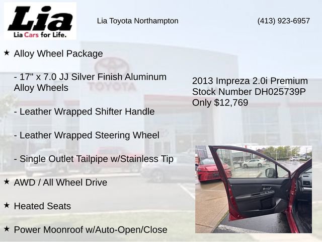 Used 2013 Subaru Impreza 2.0i Premium AWD/4WD image 14