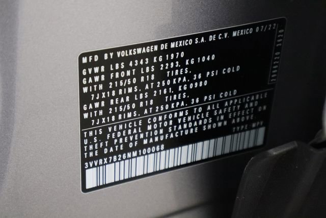 Used 2022 Volkswagen Taos SE FWD image 32