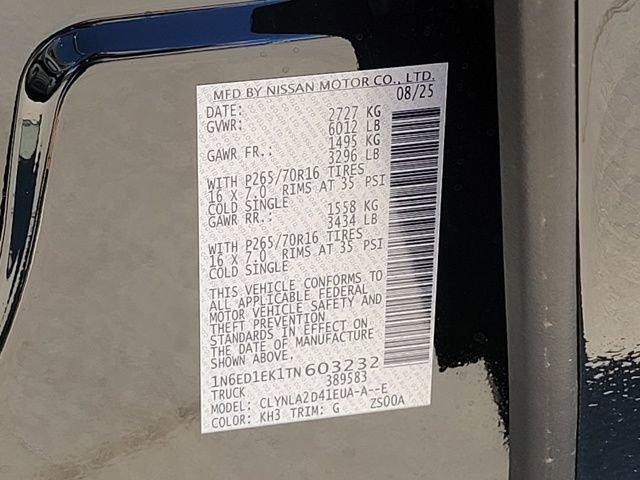 New 2026 Nissan Frontier S image 11