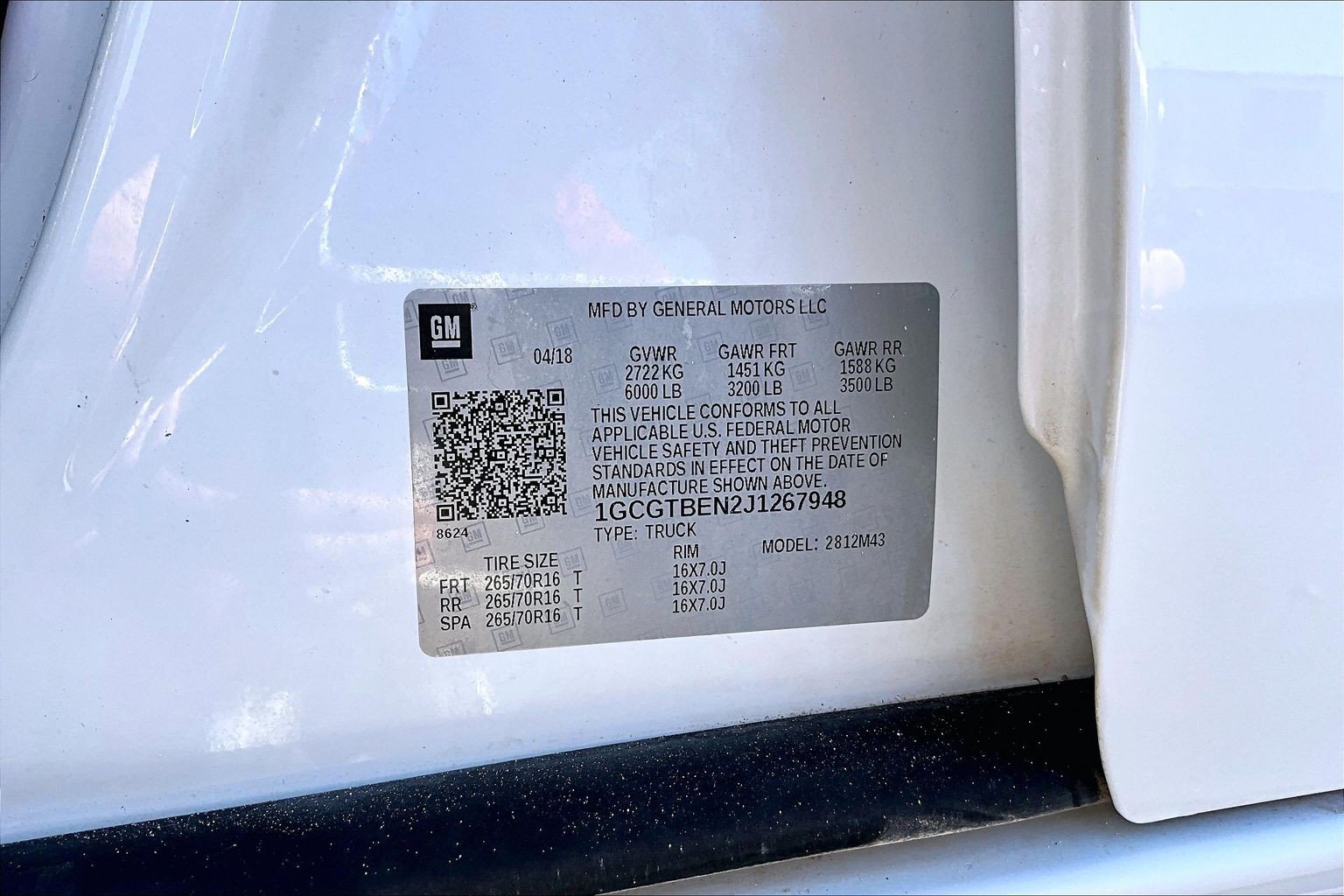 Used 2018 Chevrolet Colorado W/T w/ WT Convenience Package AWD/4WD image 33