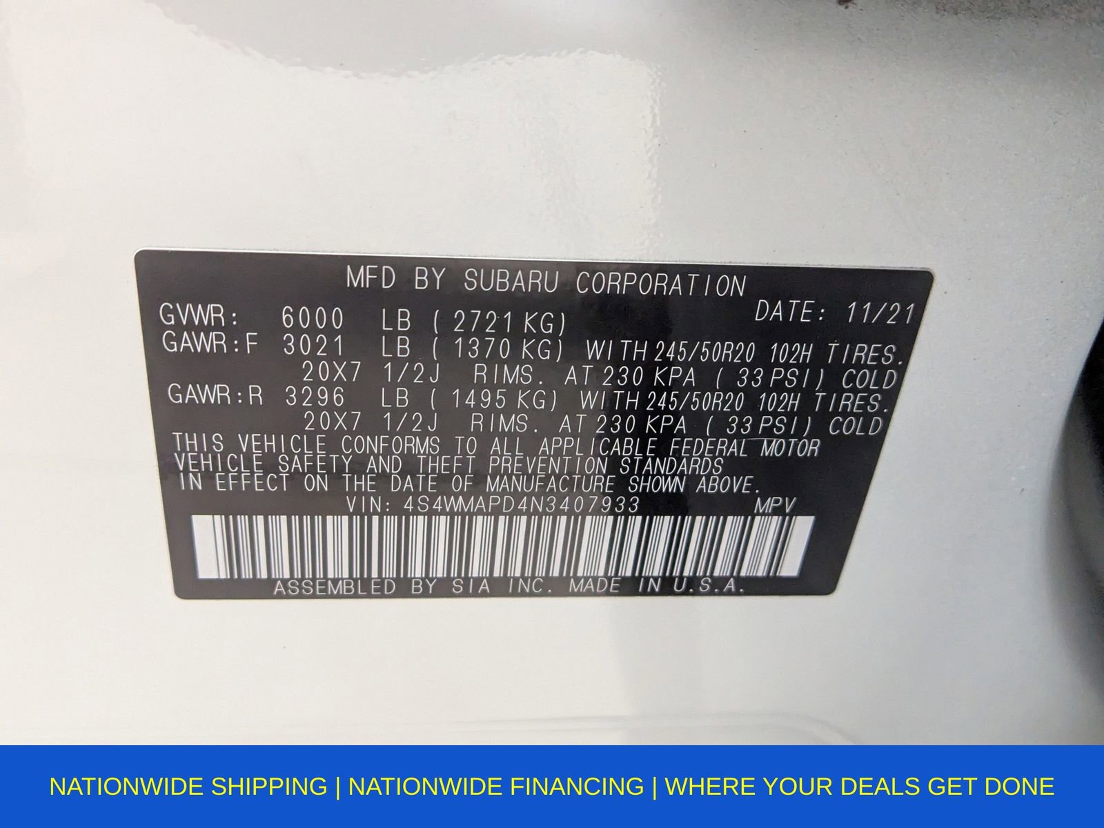 Used 2022 Subaru Ascent Limited w/ Technology Package image 39